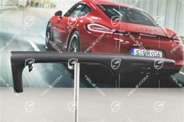Zuziehgriff, Oberteil, Leder, Schwarz, L