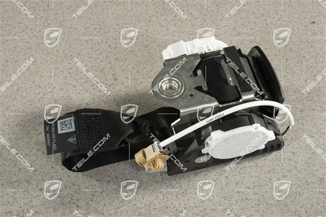 Sicherheitsgurt, seat belt, black, Rear, USA, R