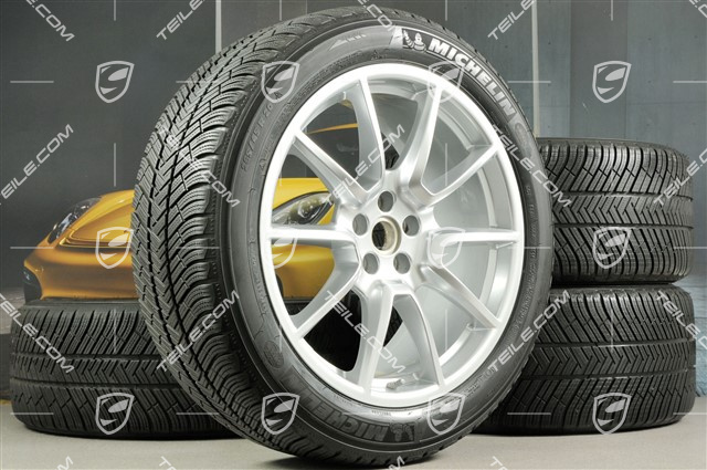 20-inch "Macan SportDesign" winter wheels set, rims 9J x 20 ET26 + 10J x 20 ET19 + NEW Michelin winter tyres 265/45 R 20 + 295/40 R 20, with TPMS