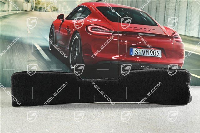 Verkleidung, hinten, Schwarz, Kofferraum, Heckspoiler