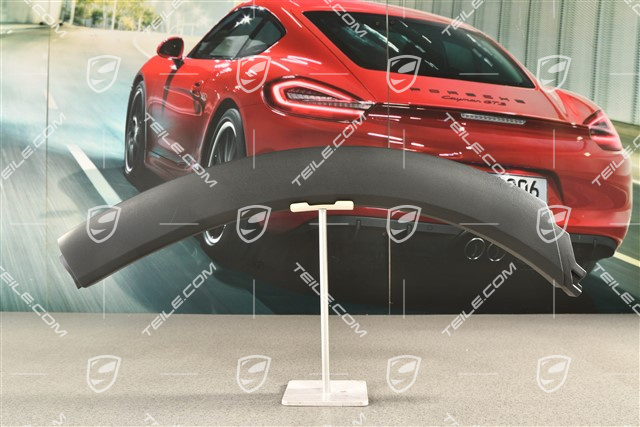 Radabdeckung, Kotflügel, Vorne, Satinschwarz, L