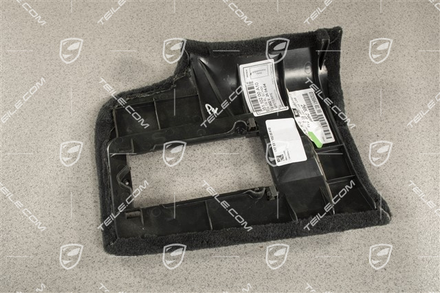 Zaślepka skrzyni bezpieczników, czarna RHD