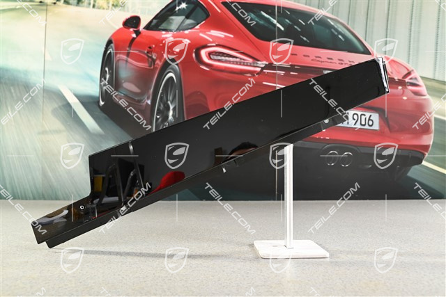 B-Säule Außen Blende, Vorne, Schwarz, R