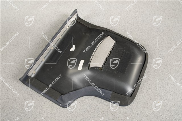 Back seat lower / cushion, Coupe/Targa, leatherette, Sea blue, R