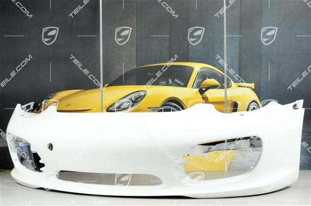 Front bumper, with headlight washer system, super-hot country, facelift 2009-