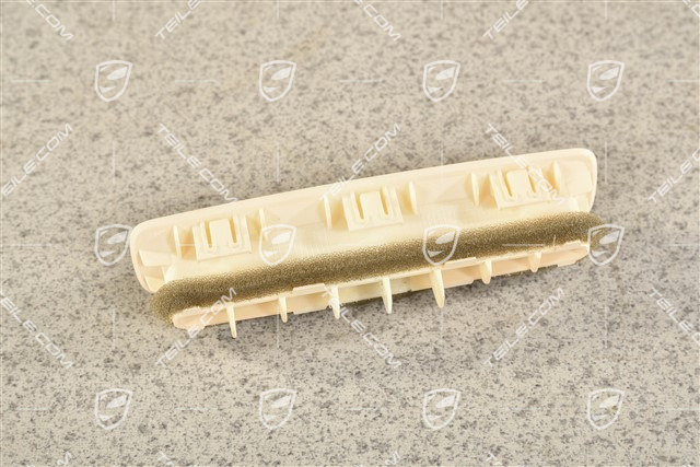 Kratka nawiewu słupka B, górna, kremowa, R