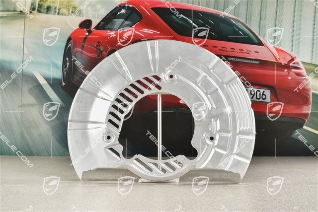 Front axle disc brake protective plate, PCCB, L