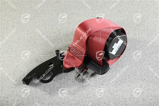 Sicherheitsgurt, Hinten mitte, Bordeauxrot