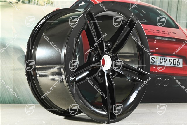 21" Felge Mission E Design, 11,5J x 21 ET66, schwarz hochglanz