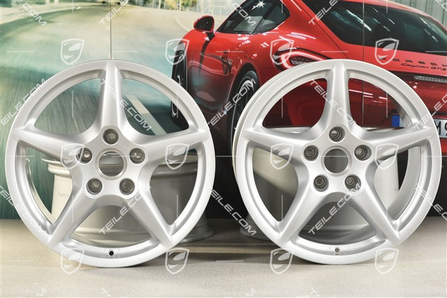 18" Felgensatz Carrera III, 8J x 18 ET57 + 11J x 18 ET51, C4 / C4S