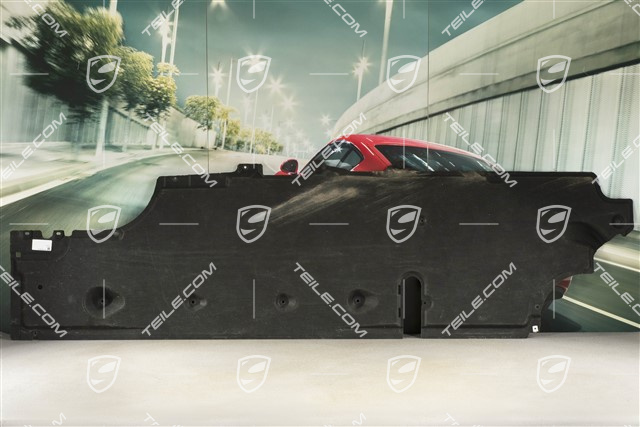 Underbody trim / cover, center, R