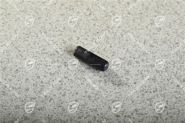 Przycisk ryglujący, czarna satyna, Carrera RS, L=R Przycisk ryglujący, czarna satyna, Carrera RS, L=R