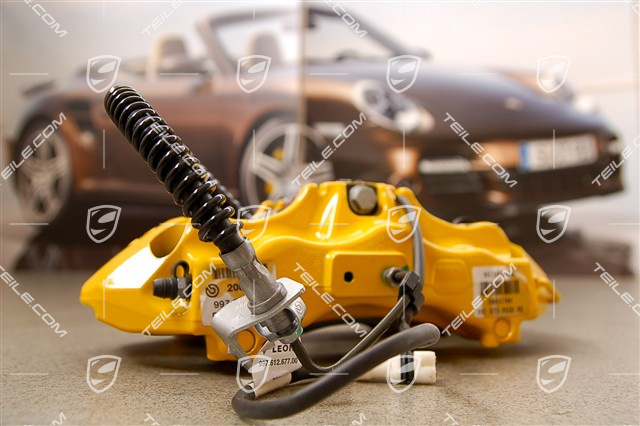 PCCB Fixed calliper, GT2/GT3, yellow, R