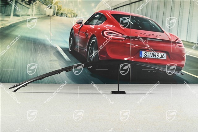 Listwa ozdobna, przednia rama dachu, czarny mat, R