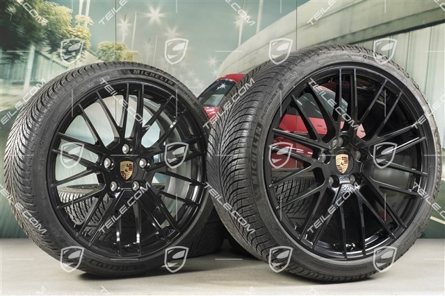 20/21-inch Turbo V winter wheel set, wheel rims 8,5J x 20 ET40 + 11J x 21 ET66 + NEW winter tyres 245/35 R20 + 305/30 R21
