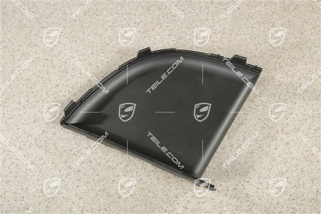 Cover Air duct / guide, Black, V6 Basic, L