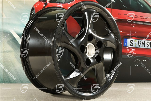 18" Felga Turbo Look I, 10J x 18 ET65, czarny wysoki połysk