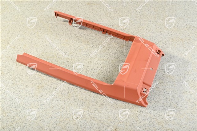 Cover / Console centre, Shifter Trim / panel, manual, Terracotta