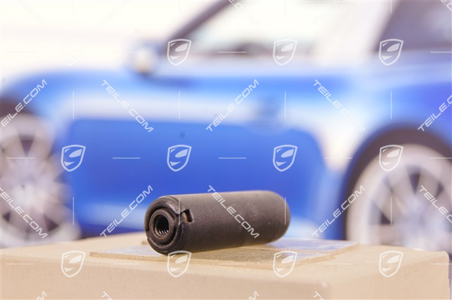 Sicherungsknopf / Verriegelungsknopf, Satin schwarz