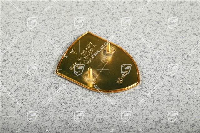 Porsche bonnet badge, crest