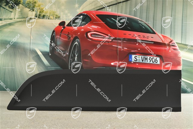 Blende, Tür, hinten, Schwarz-matt, L