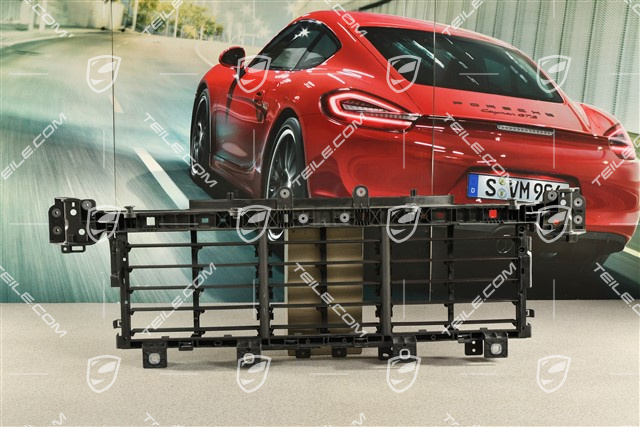 Turbo, air duct / ventilation grille / air flap, centre, Black matte