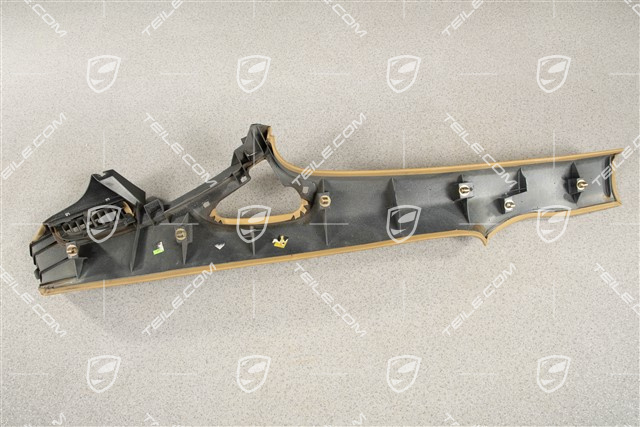 Tapicerka słupka C, Skóropodobna, Savannah beige, Coupe, L