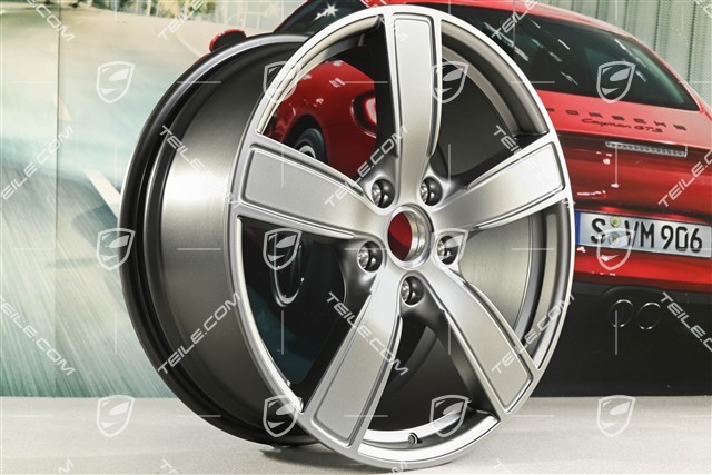 20" Felga Carrera Sport, 8,5J x 20 ET57, platinum satynowy półmat