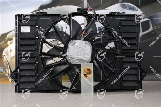 Cooling fan with cow