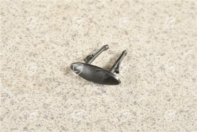 Abstuetzung / Anschlagpuffer für Sonnenblende, Schwarz, L=R