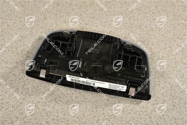 Lampka podwietlenia w podsufitce, Opcja z czujnikami parkowania przód, tył / bez otwierania bramy garażowej, czarna, Coupe