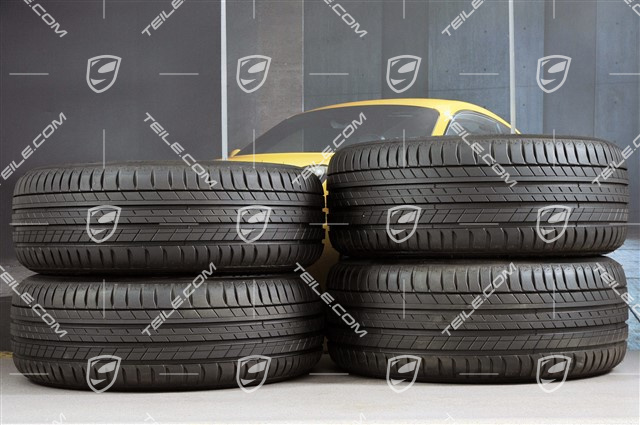 18" "Macan S" koła letnie komplet, felgi 8J x 18 ET21 + 9J x 18 ET21, opony letnie Michelin Latitude Sport 235/60 ZR 18 + 255/55 ZR 18, z czujnikami ciśni