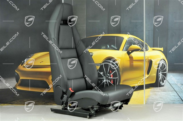 Sitz, el. einstellbar, Kunstleder, schwarz, ohne Airbag, L