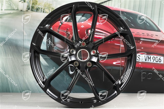 22-inch wheel rim set GT, 10J x 22 ET48 + 11,5J x 22 ET52, black satin-matt