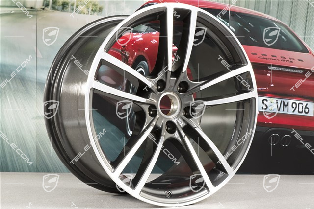 21" Felga Cayenne Turbo, 11J x 21 ET49, Titanium