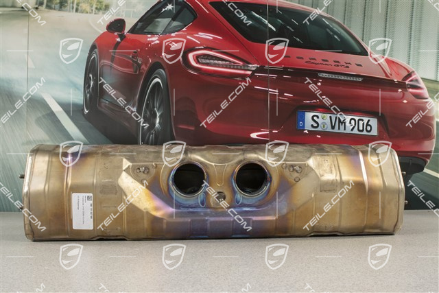 Muffler, 911R / GT3RS 4.0 373KW