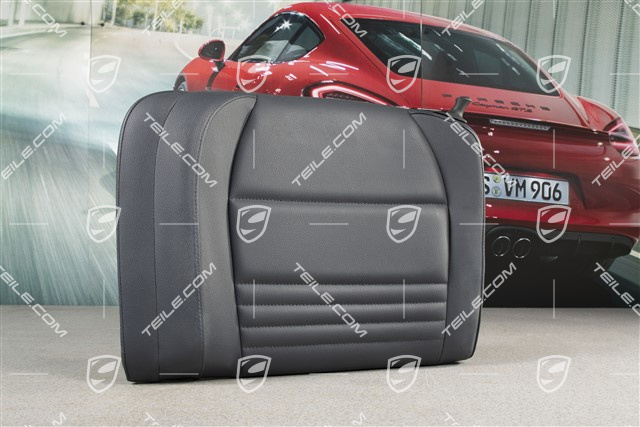 Back seat backrest, Rear, Leatherette, Metropole blue, Convertible, L