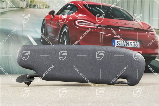 Sonnenblende, Kunstleder, Seeblau, L