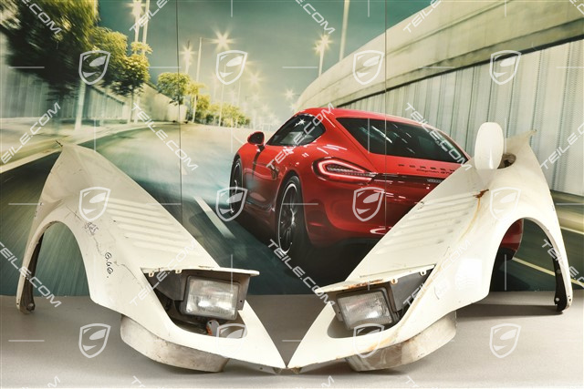 Błotnik przedni, Turbo, L+R, KPL, (płaski nos)