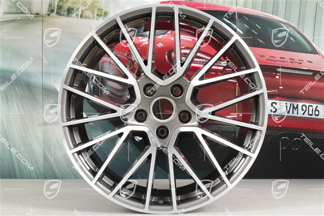 21-inch wheel rim set Cayenne RS Spyder, 11J x 21 ET49 + 9,5J x 21 ET46, for Cayenne Coupe