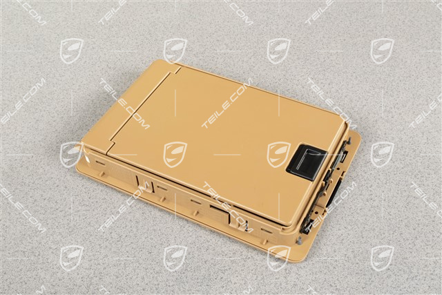 Skisack / Durchladesack, Tuftingvelours, Sandbeige