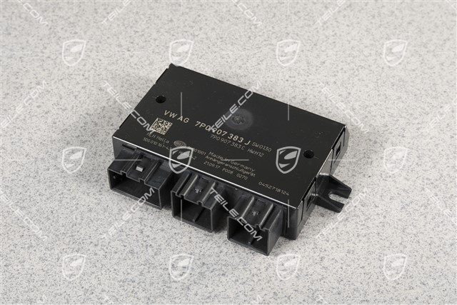 Control unit, trailer coupling, electricaly extendable trailer hitch