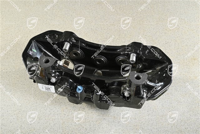 Fixed / brake caliper, front axle, gloss black, L