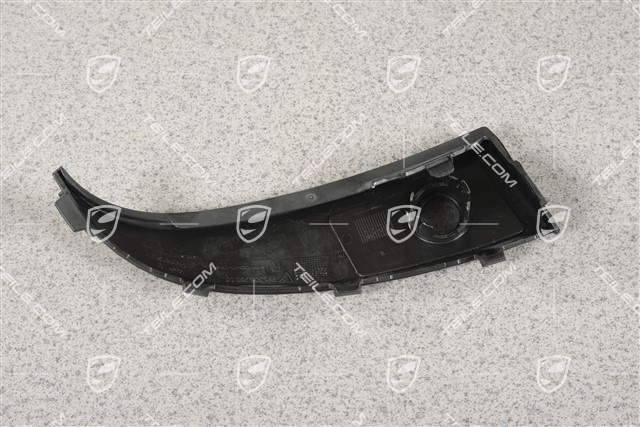 Cover for front bumper retaining frame, PDC, Black, R