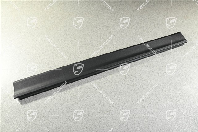Front door cover / trim, lower part, Matt black, R