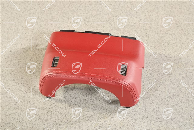 Obudowa górna przełączników, skóra, bordowy czerwony