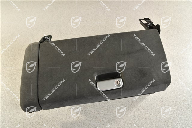 Glove compartment, complete, Alcantara