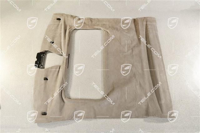 Tapicerka dachu, coupé z szyberdachem, skóropodobna,  Graphite grey