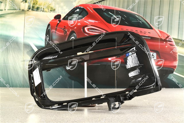 Sport Design, Front bumper, side ventilation grille, Black, R