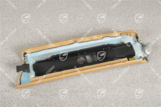 Tapicerka słupka B, Skóropodobna, Sand beige, Coupe, R